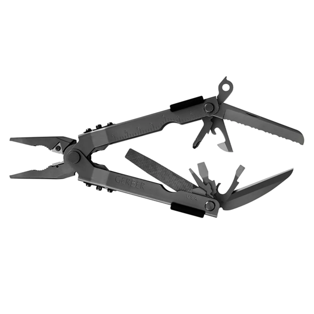 Gerber Multi-Plier 600 - Black, Carbide Cutters, Needlenose