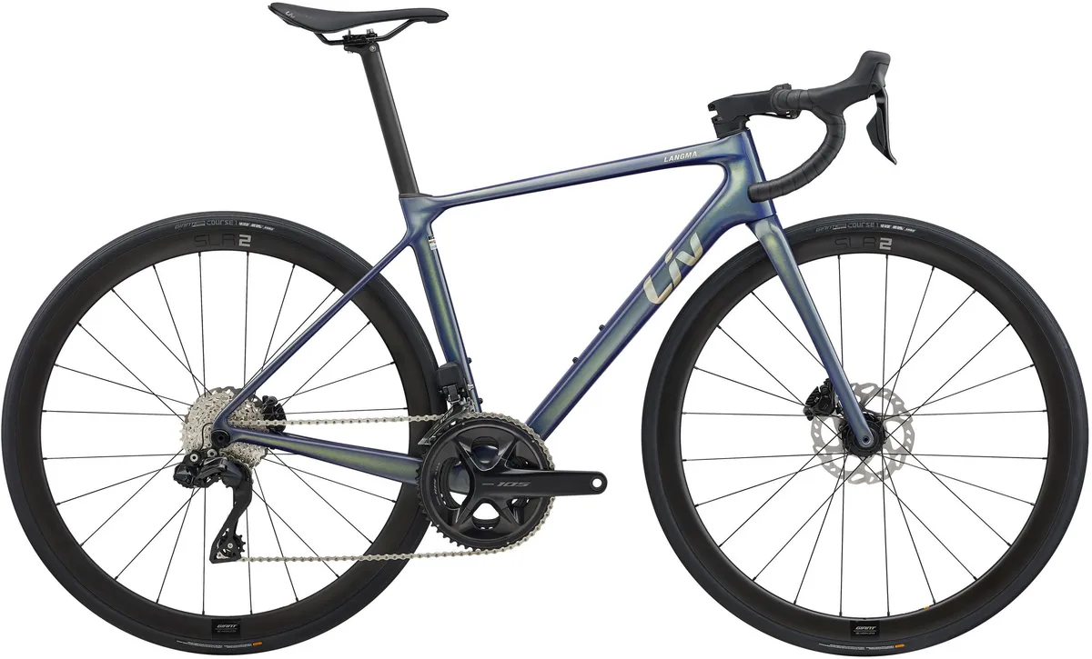 Giant Liv Langma Advanced 0 Di2 2025 - Blå