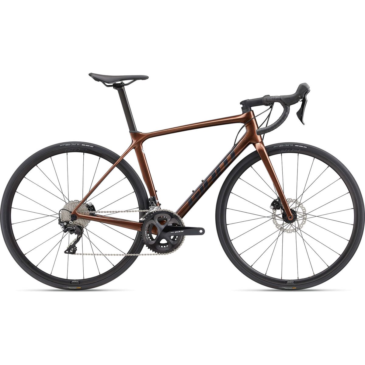 Giant TCR Advanced 2 Disc-Pro Compact 2023 - Orange/Brun