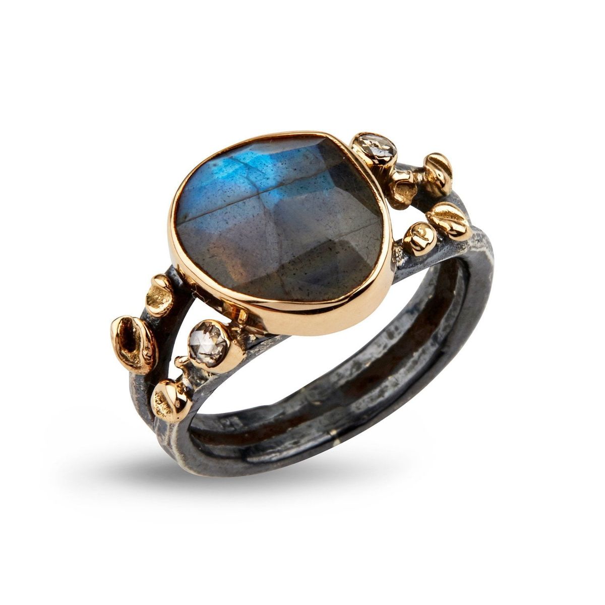 Gili Abyss Labradorite Ring - 52