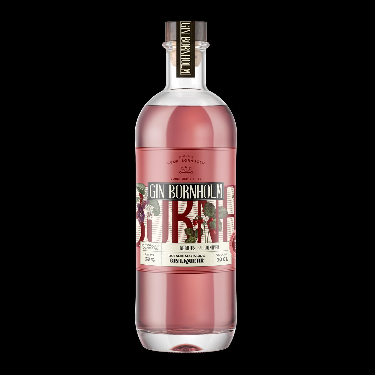 Gin Bornholm - Berries 30% - 70 cl