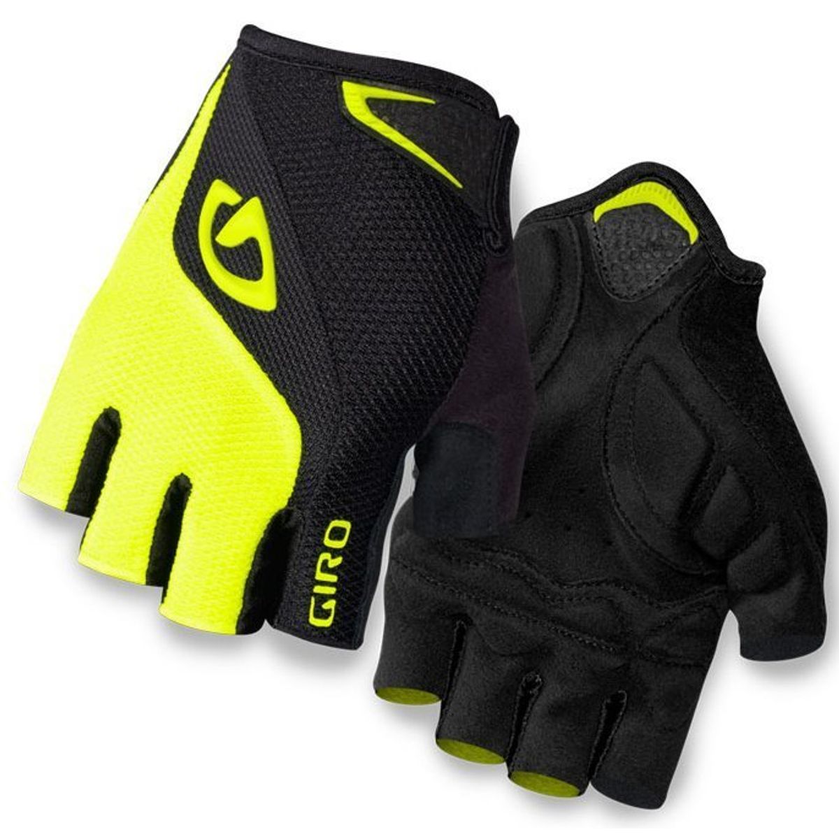 Giro Handske Bravo - sort/fluo