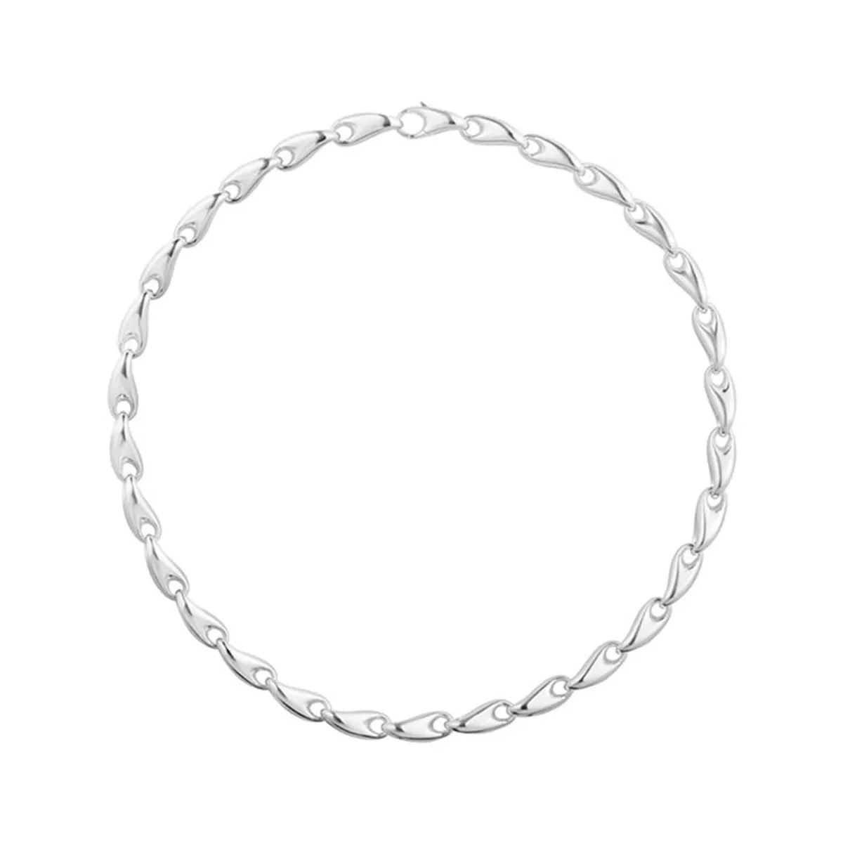 GJ Reflect Medium Necklace 652C Silver M