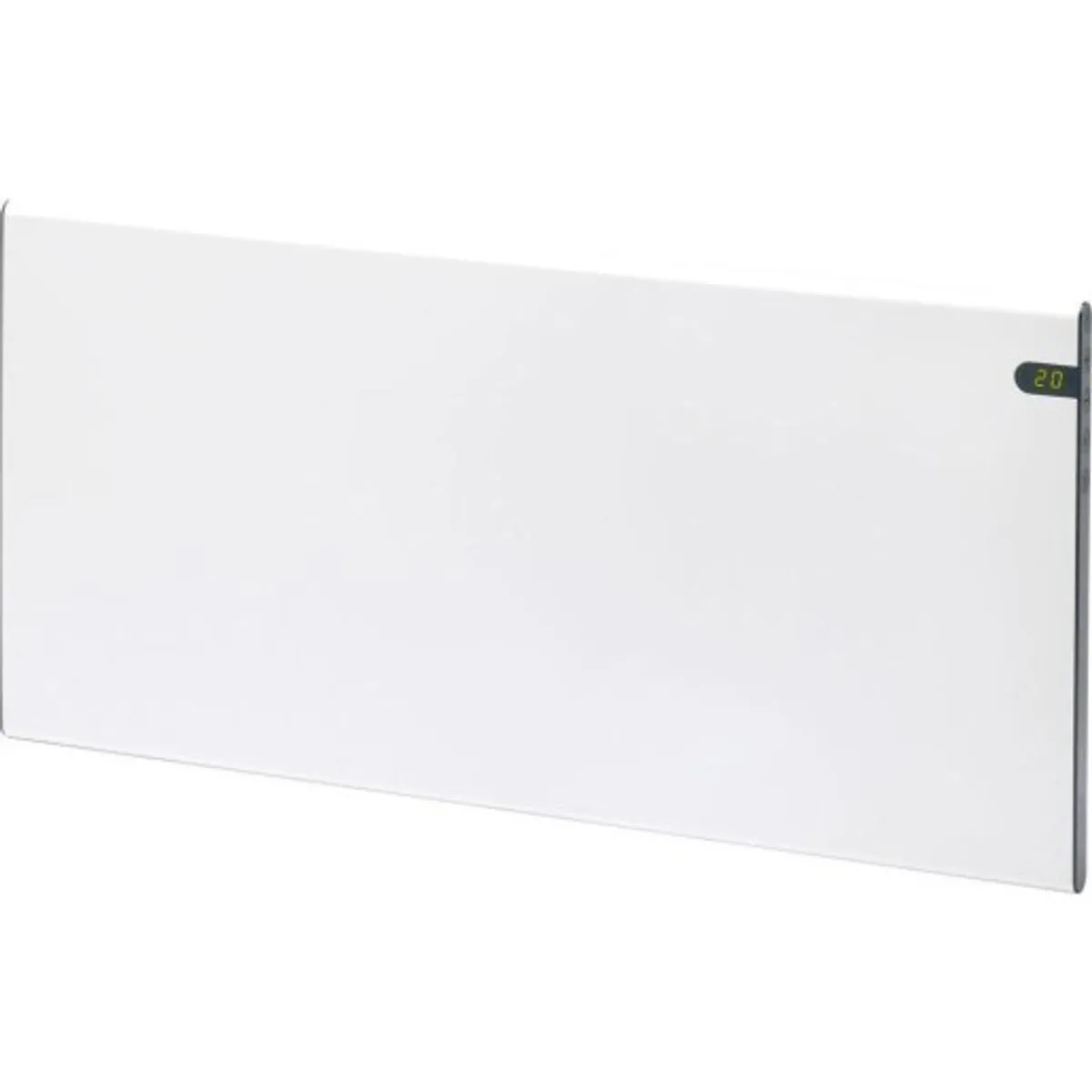 Glamox H30 El-radiator med termostat 1000W/230V, hvid, 15 m²