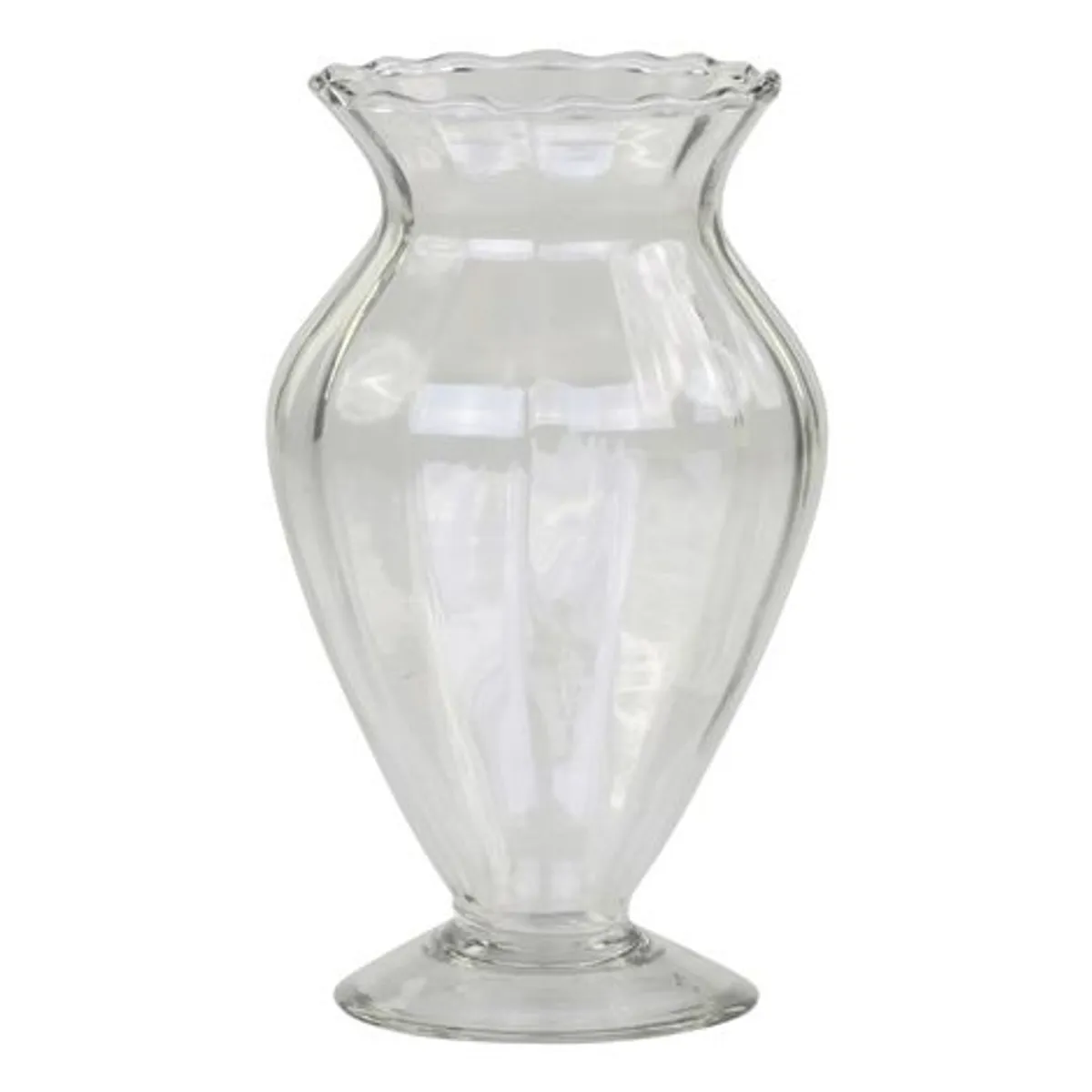 Glas vase klar