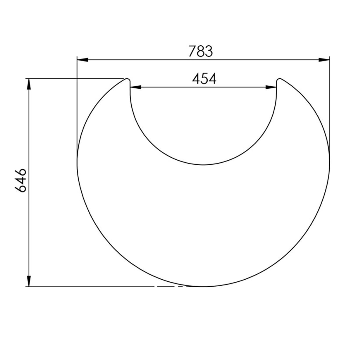 Glasgulvplade HETA Scan-Line 900