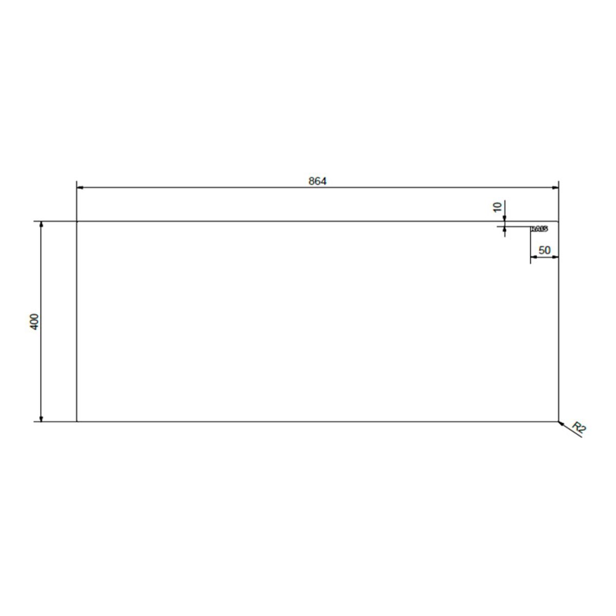 Glasgulvplade RAIS 500