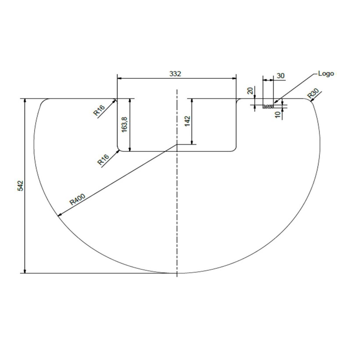 Glasgulvplade RAIS Juno L/Viva L