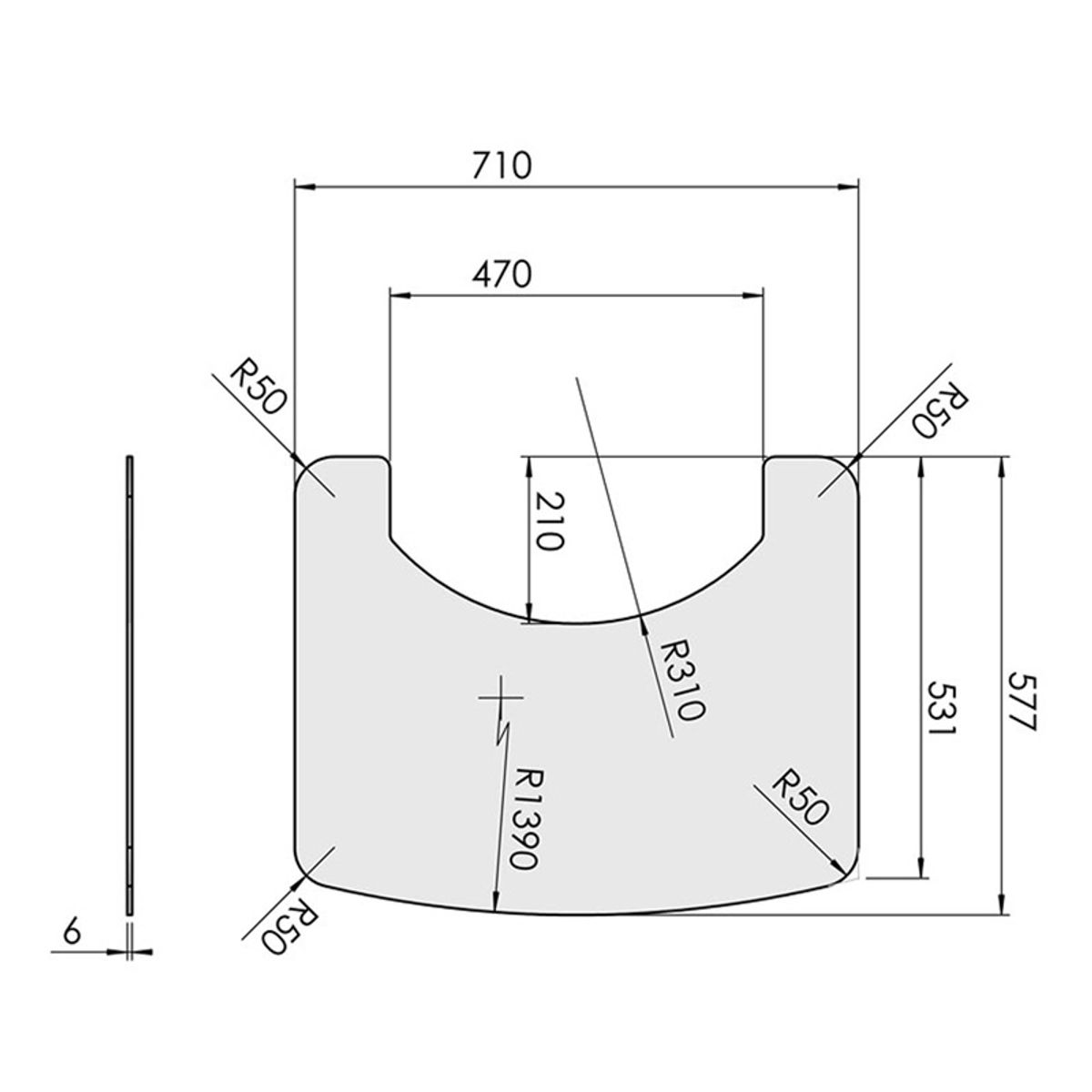 Glasgulvplade TermaTech TT20/TT21/TT23