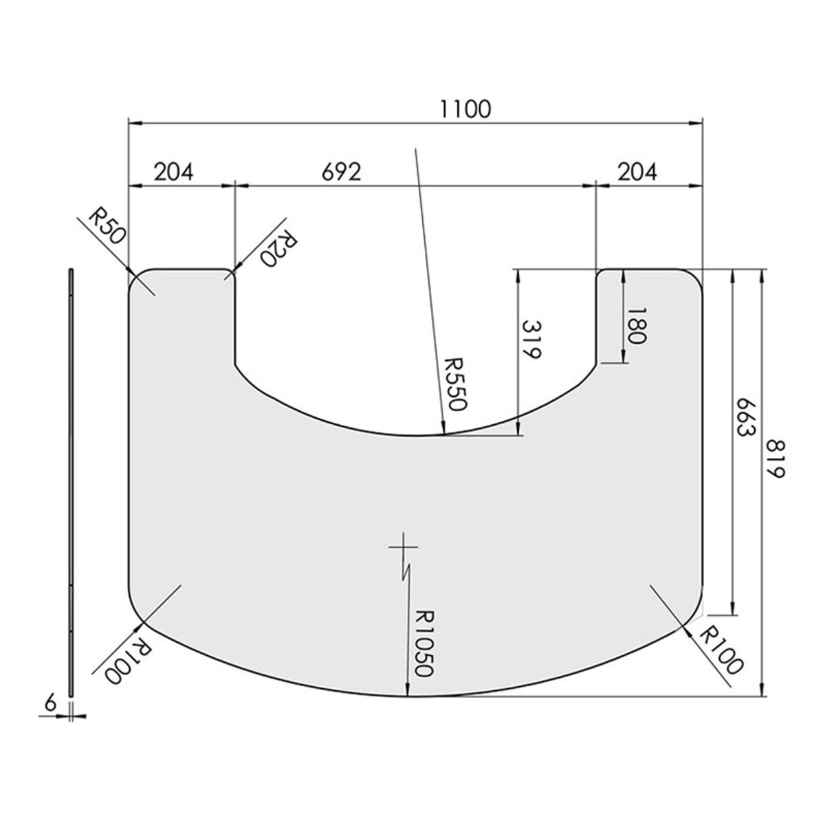 Glasgulvplade TermaTech TT22/TT55