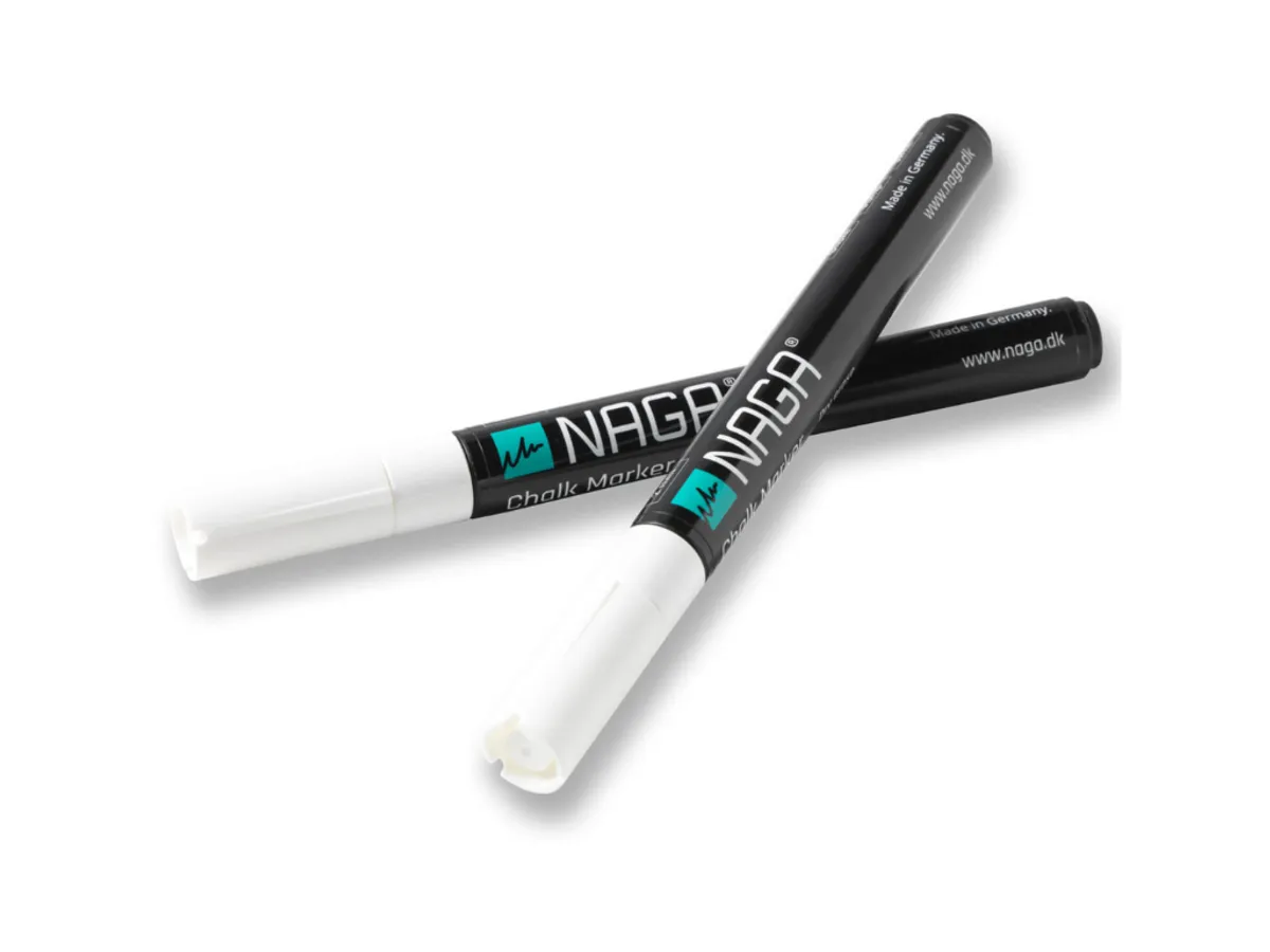 Glastavle Marker Naga Hvid 2 mm Dry Erase