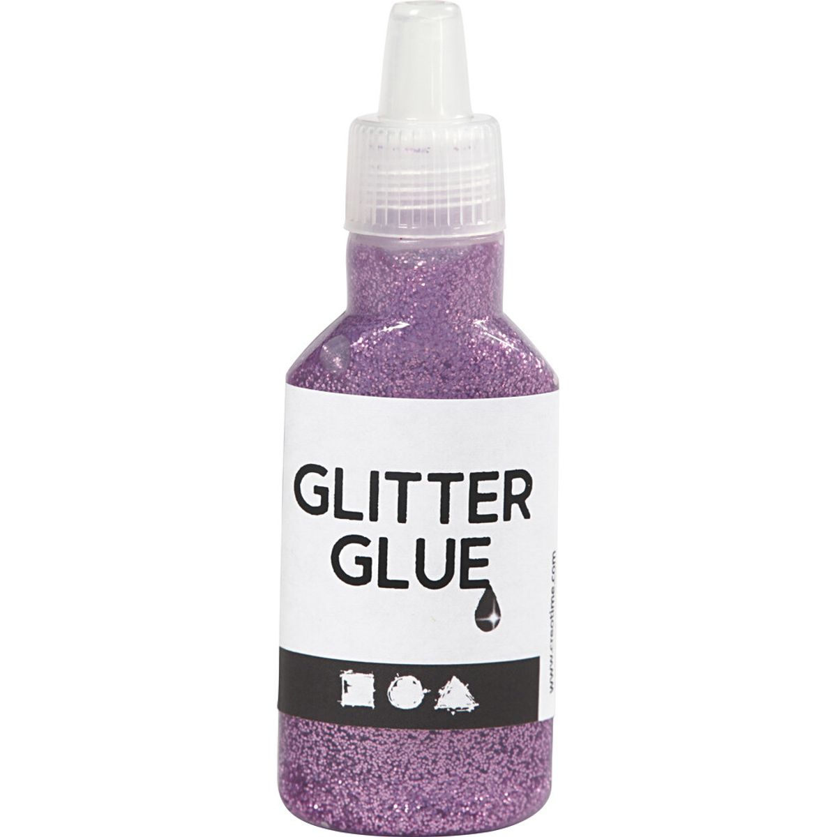 Glitterlim - Lilla - 25 Ml