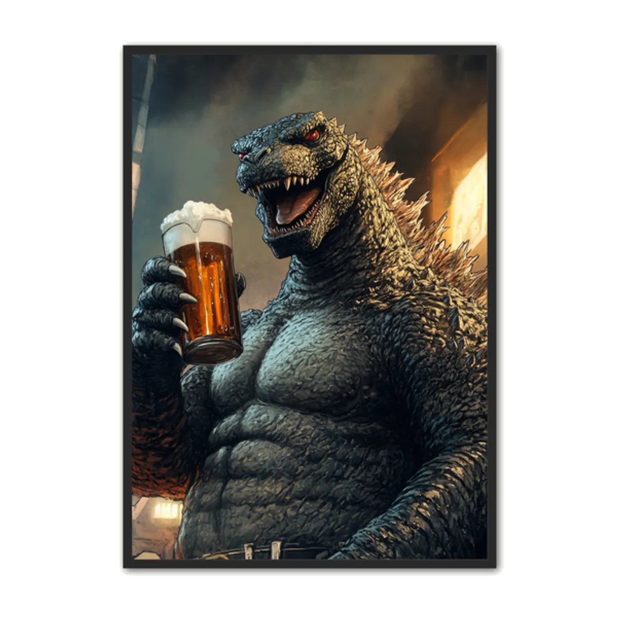 Godzilla Plakat 9 - Fantasi Plakat