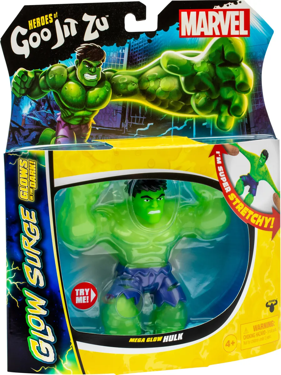 Goo Jit Zu - Marvel - Hulk - Glow Surge