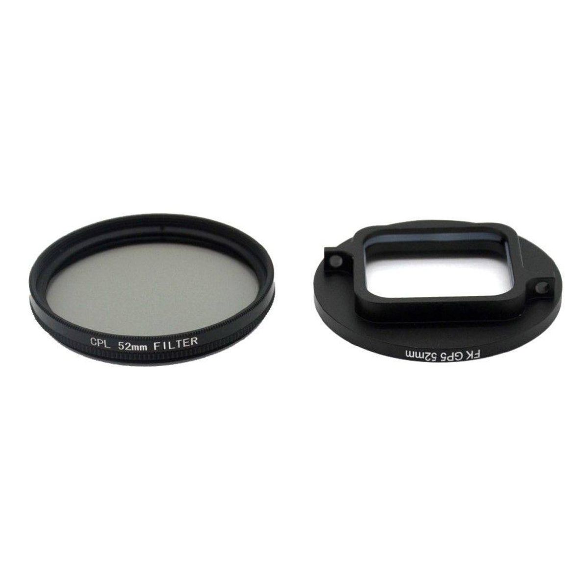 GoPro Hero 7/6/5 - 52mm CPL polarisator filter linse