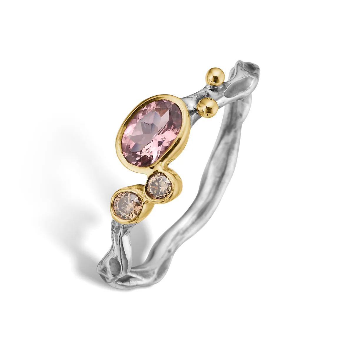 Grace Single Pink Tour Polished Ring - 53