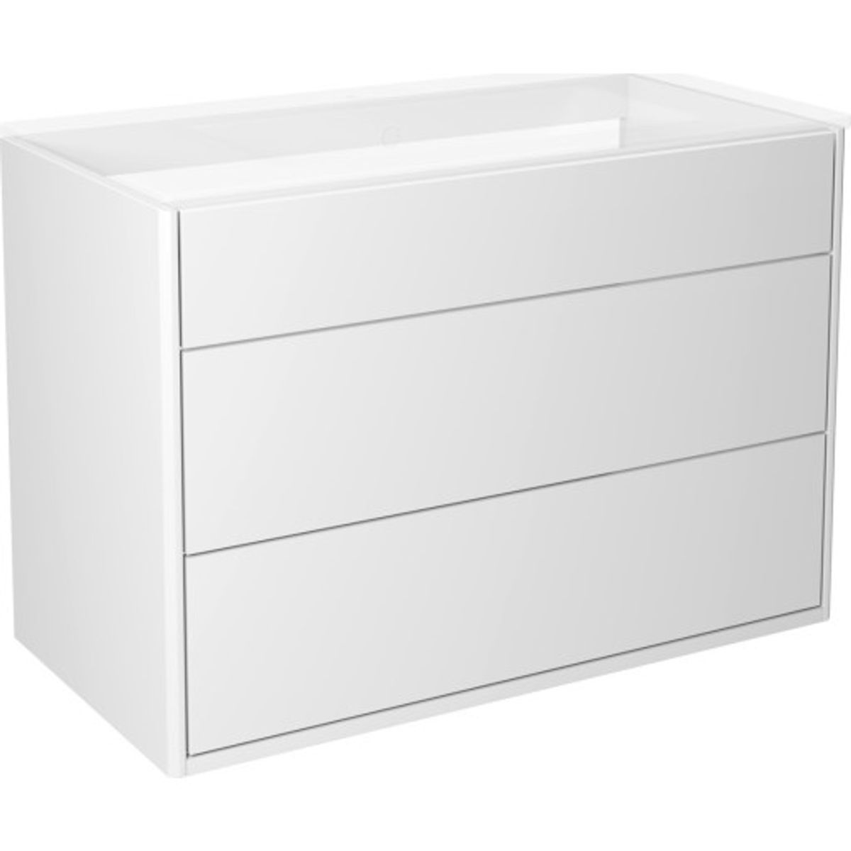 GRAPHIC VANITY CABINET WHITE/P