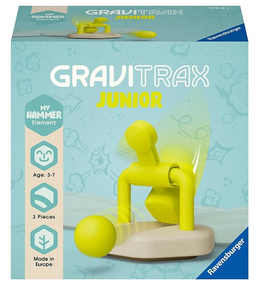 GraviTrax Junior Element - Hammer - 3 Dele