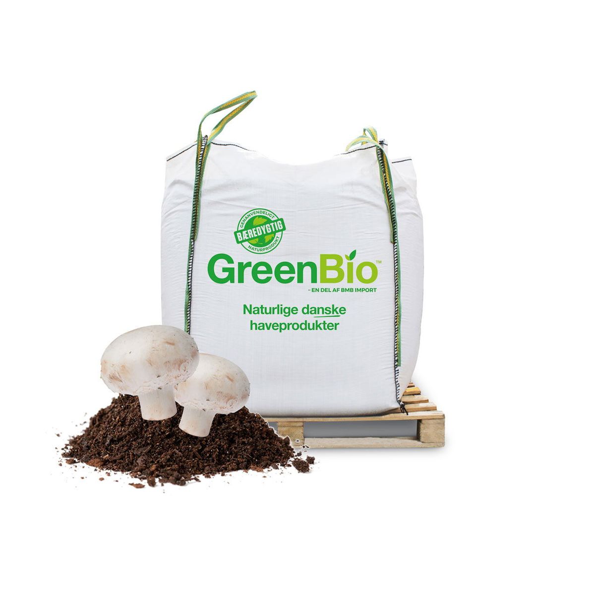 GreenBio Champignonmuld - 500 liter