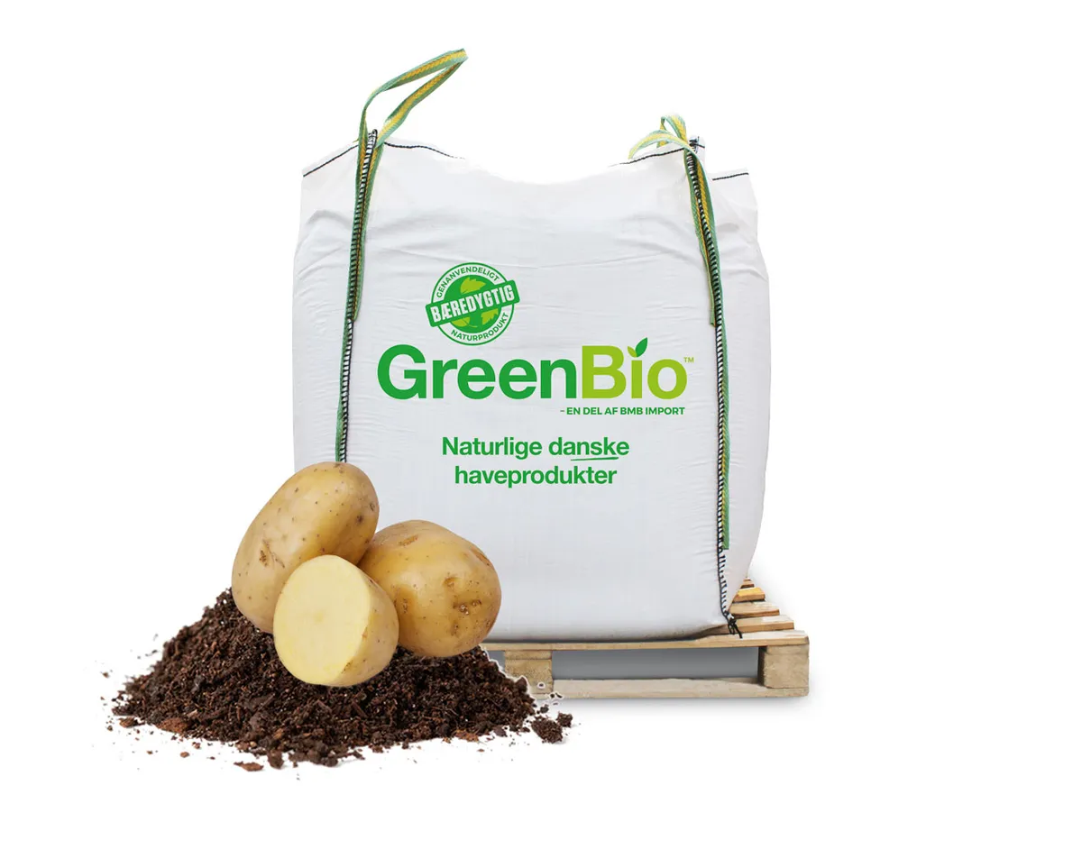 GreenBio Kartoffelmuld - Bigbag á 1000 liter