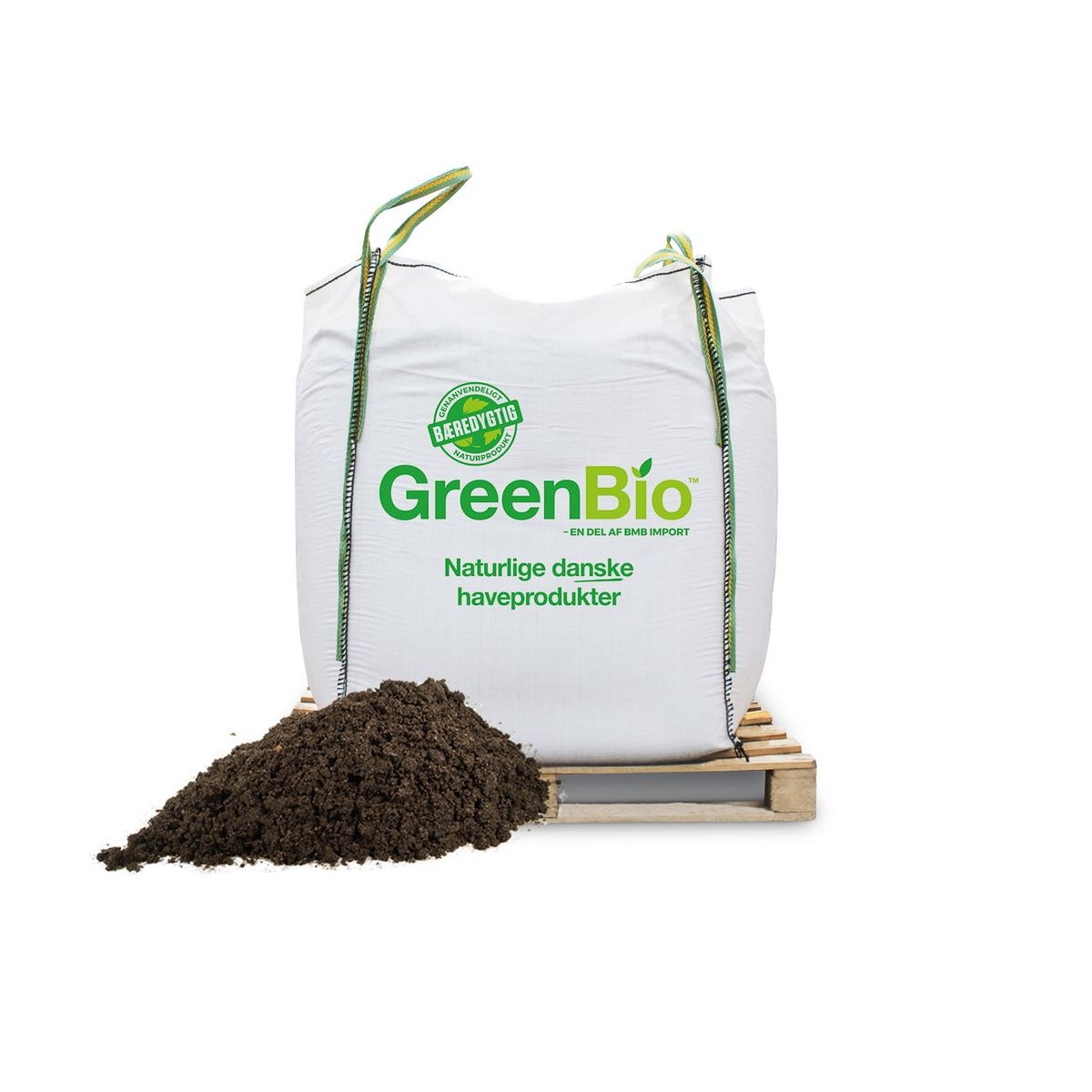 GreenBio Plantemuld - 2000 liter