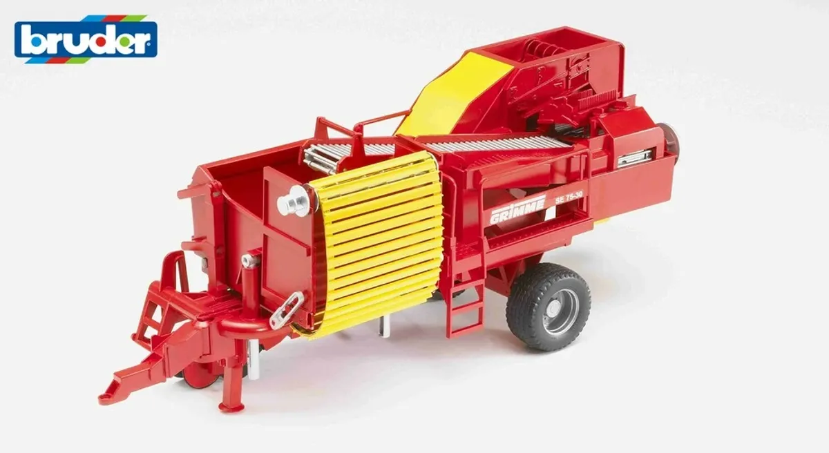 Grimme SE 75-30 kartoffel optager med kartofler