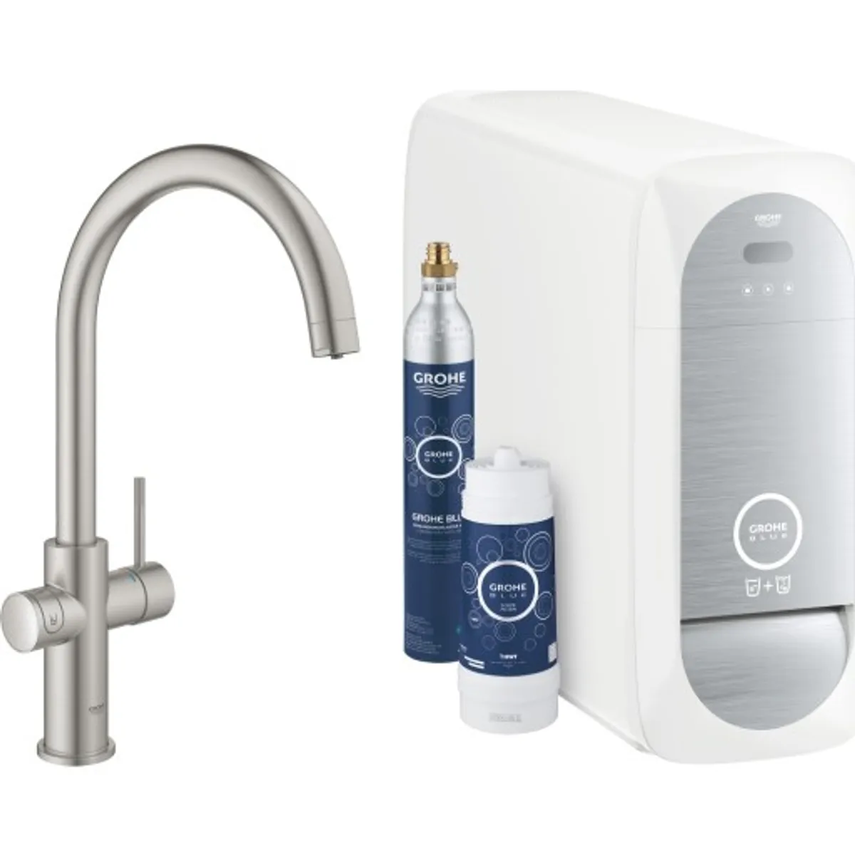 Grohe Blue Home køkkenarmatur, stål