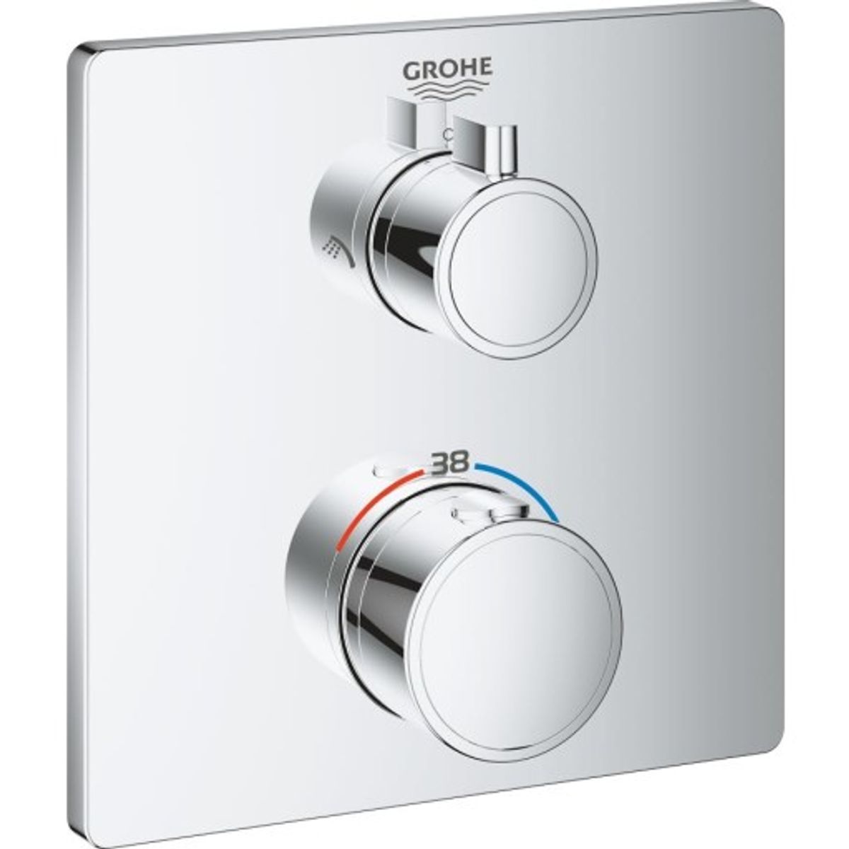 Grohe Grohtherm brusearmatur, krom