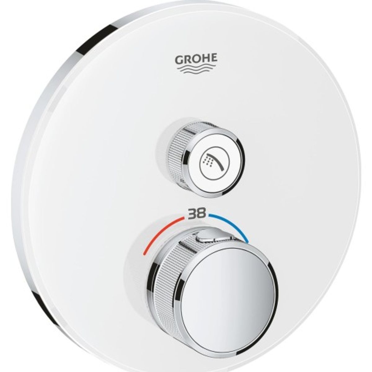 Grohe Grohtherm SmartControl brusearmatur, hvid