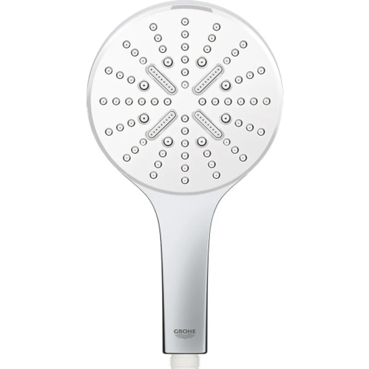 Grohe Rainshower SmartActive 130 håndbruser, krom/hvid