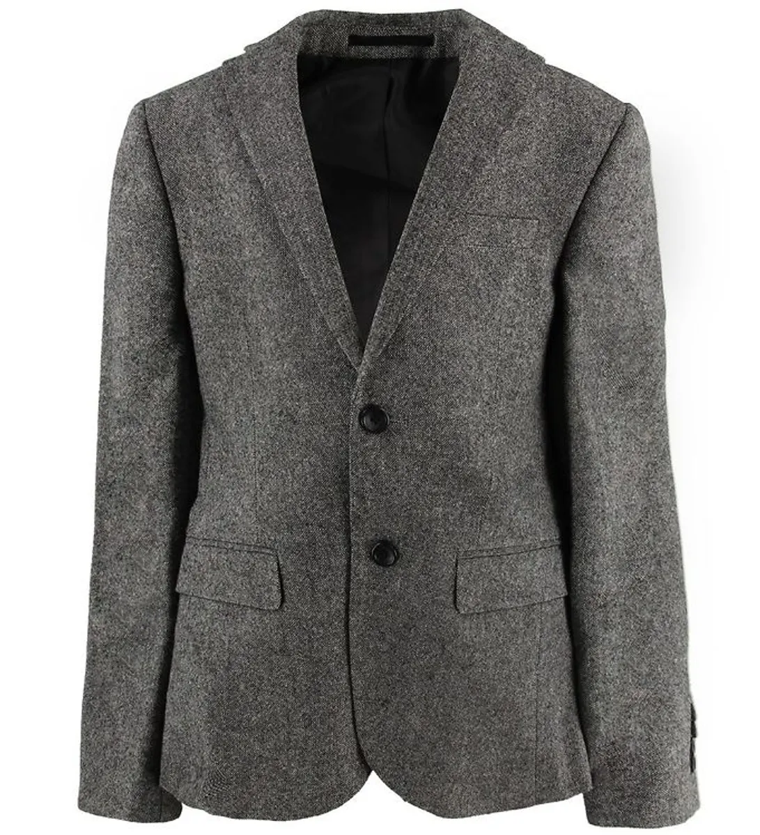 Grunt Blazer - Uld/Polyester - Salt & Pepper