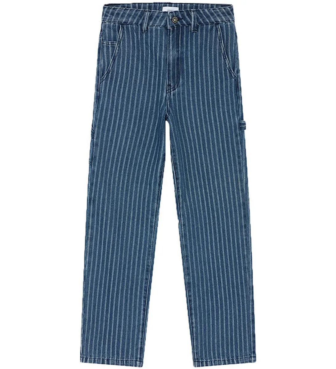 Grunt Jeans - Worker Stripe - Blue