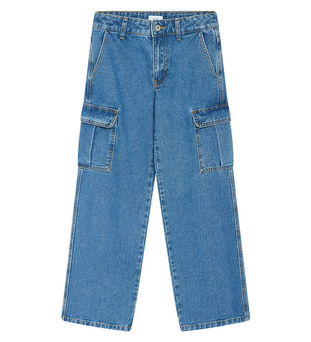 Grunt Jeans - Worki Low Waist Cargo - Authentic Blue