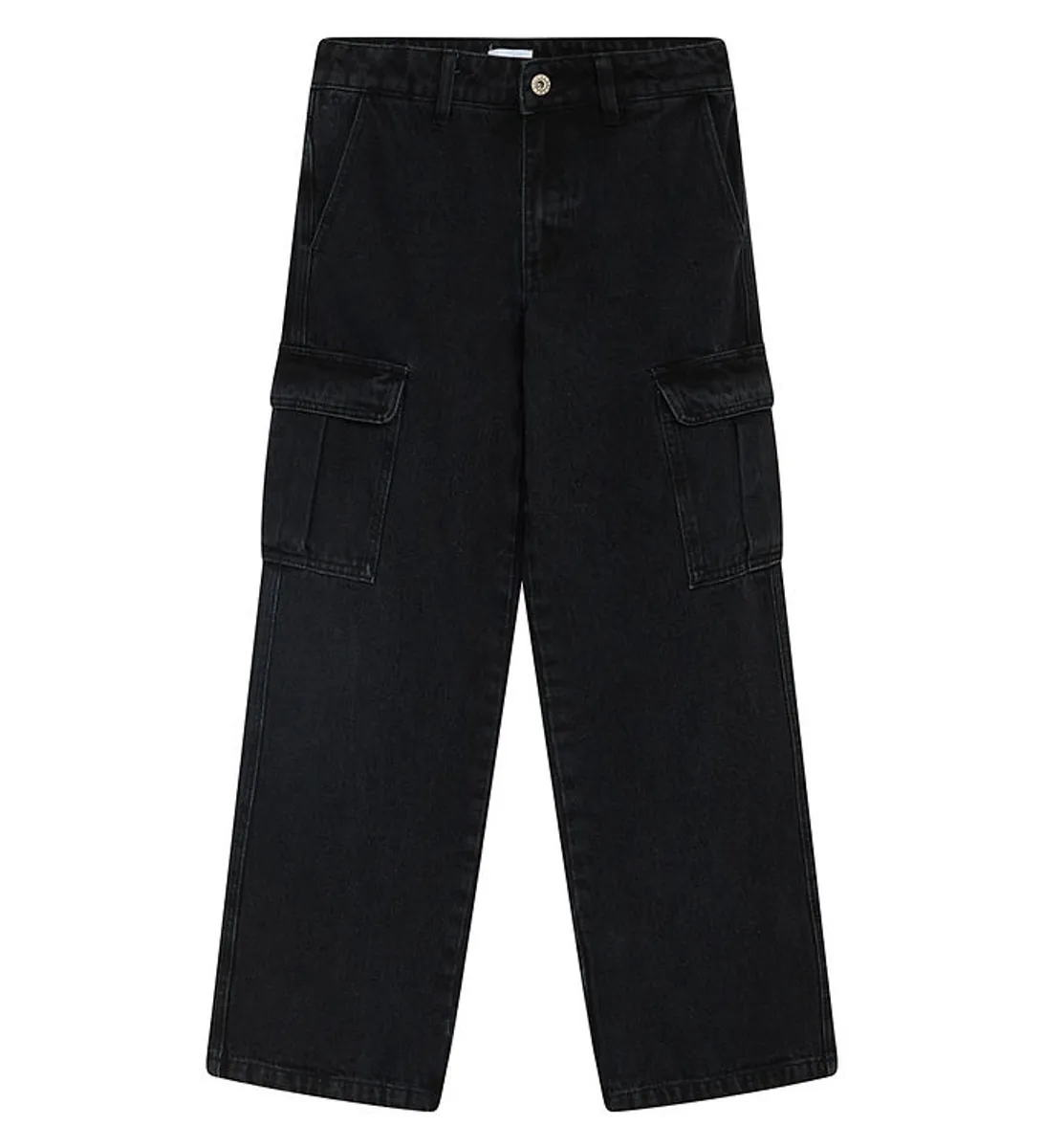 Grunt Jeans - Worki Low Waist Cargo - Sort