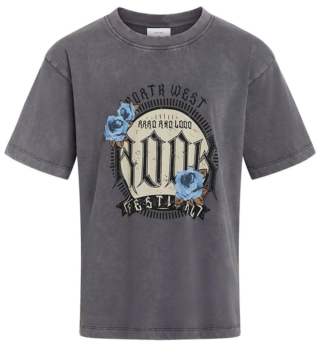 Grunt T-shirt - GrBardia - Washed Grey