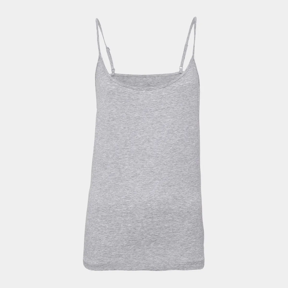 Grå bambus tank top tynd strop til dame fra JBS of Denmark, XL