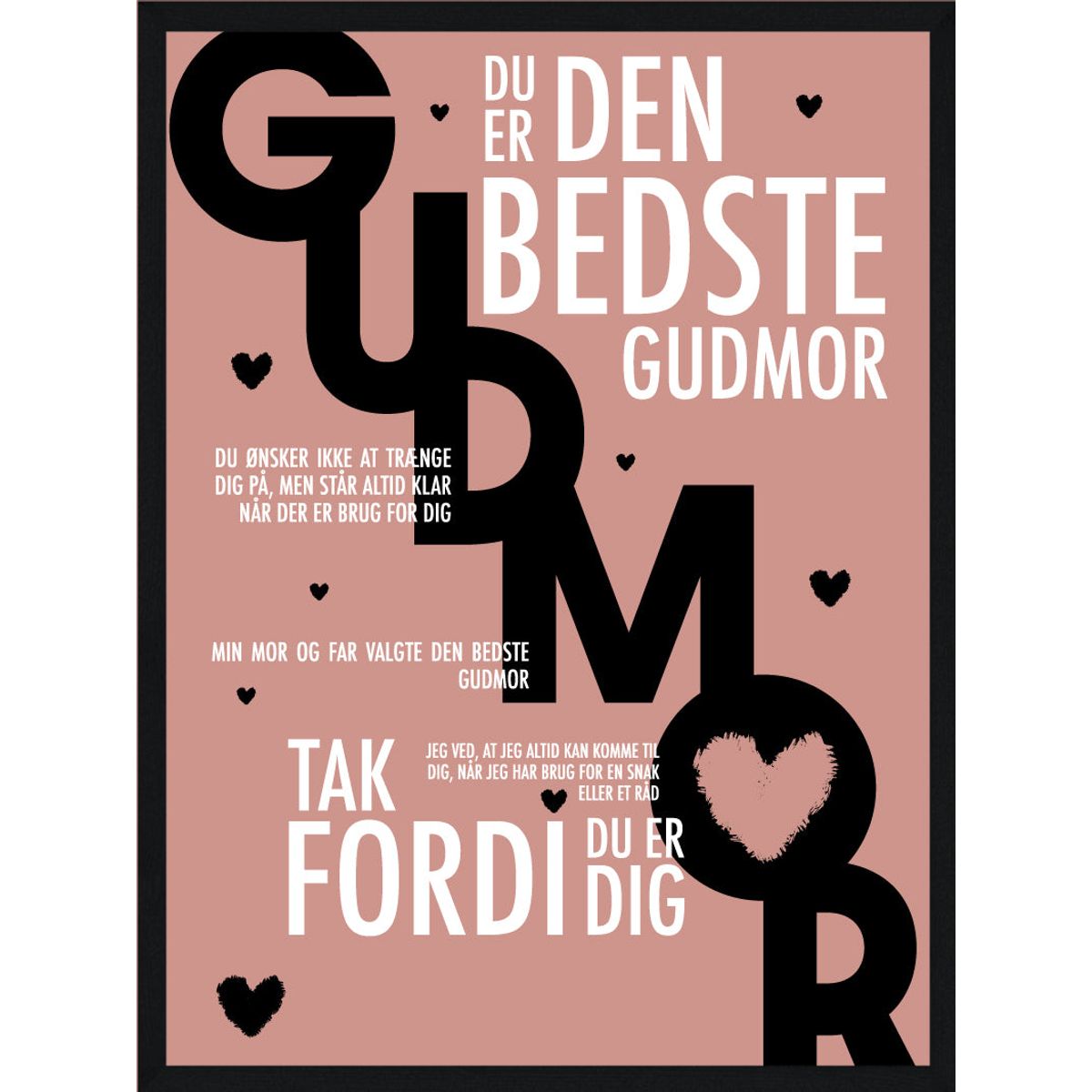 Gudmor plakat - Personlig plakat