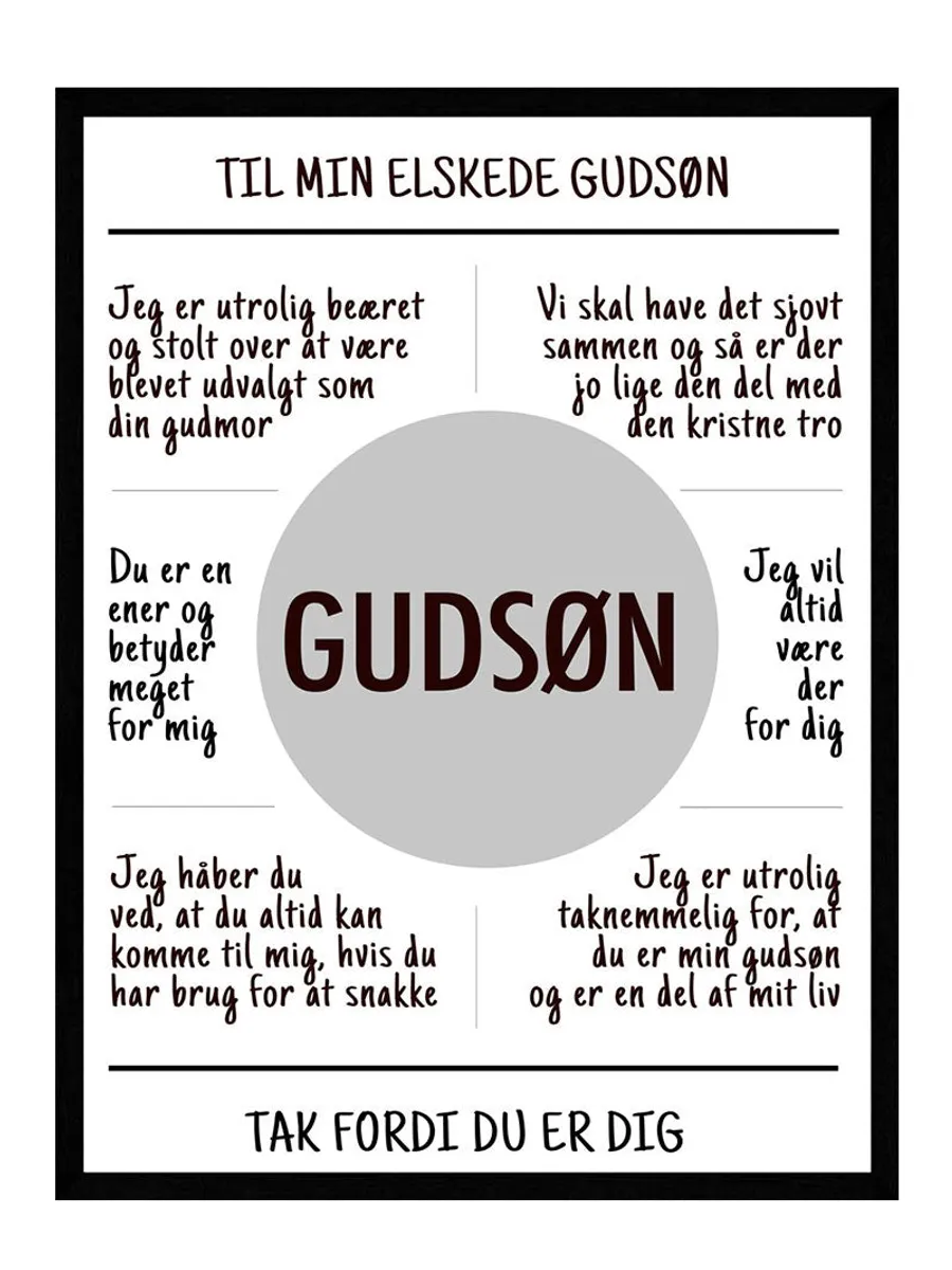 Gudsøn plakat