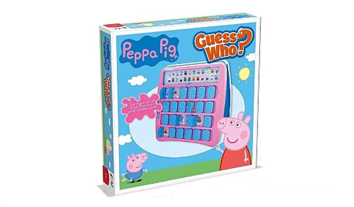 Guess Who? (Hvem Er Hvem?) (Engelsk) - Peppa Pig/Gurli Gris - Board Game