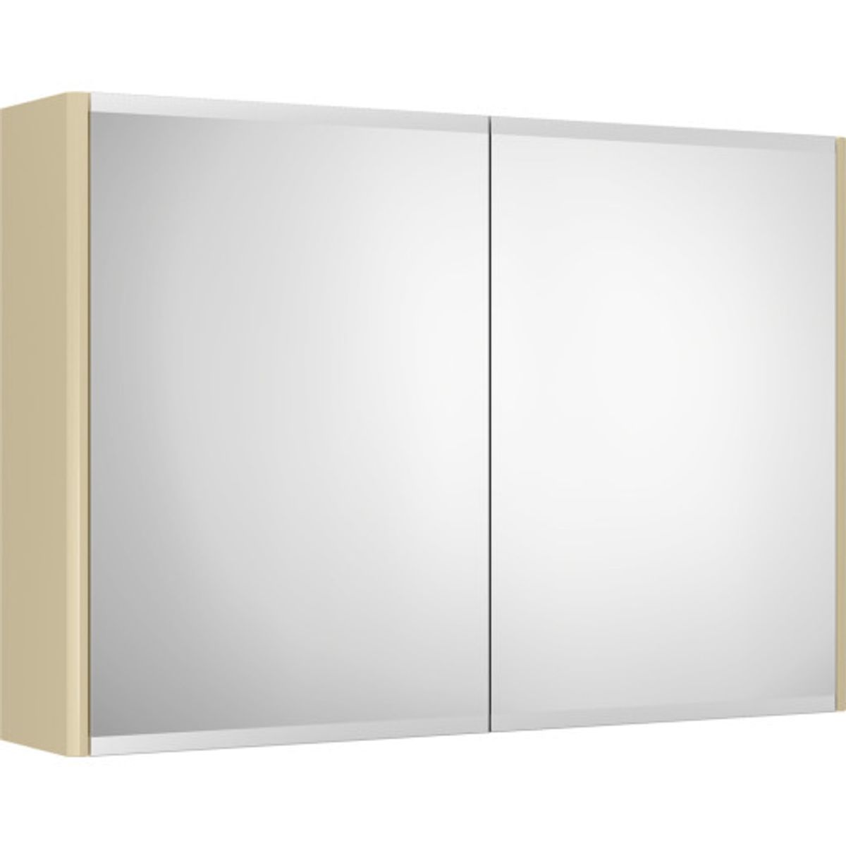 Gustavsberg Graphic spejlskab, 80x55 cm, beige