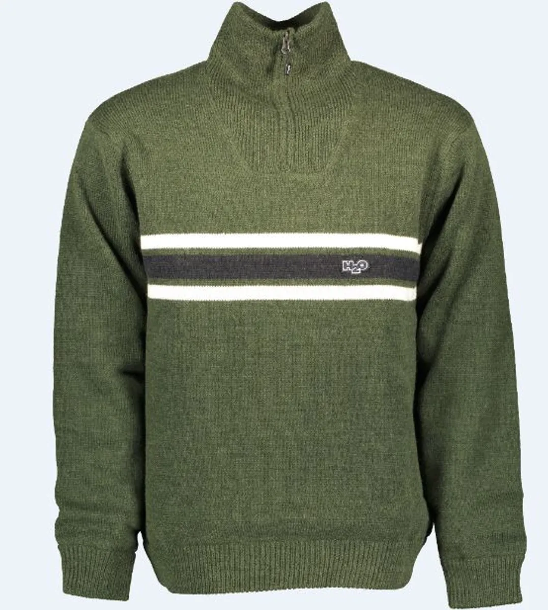 H2o Icon Stripe Wind Knit Herre (Farve: Sort, Størrelse: Xxl)