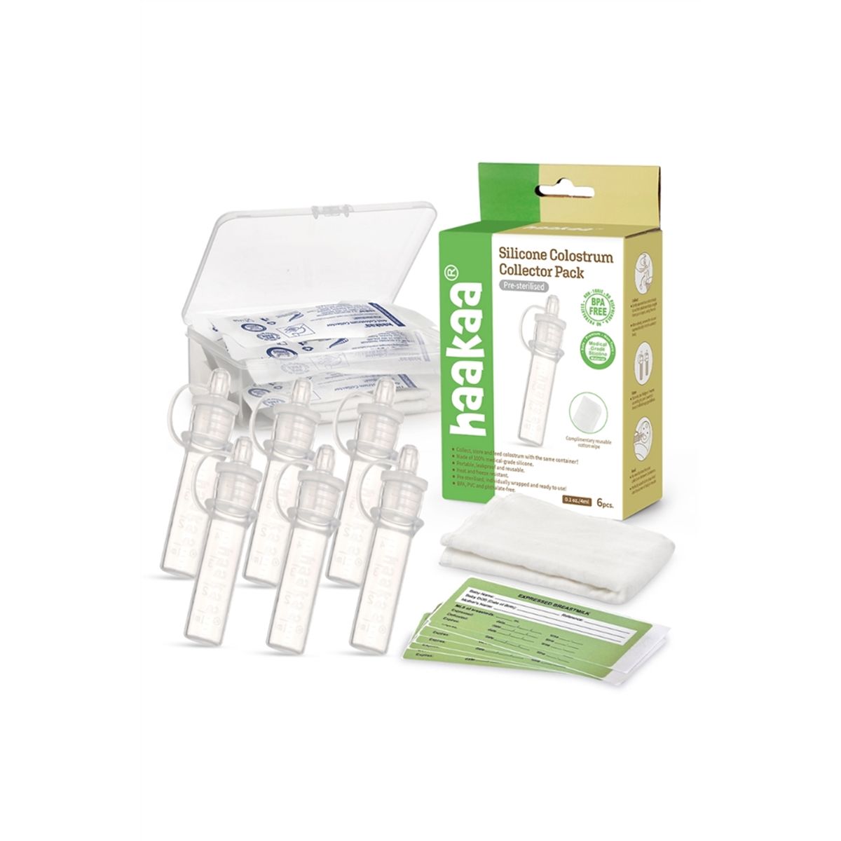 Haakaa - Silikone Colostrum Collector set