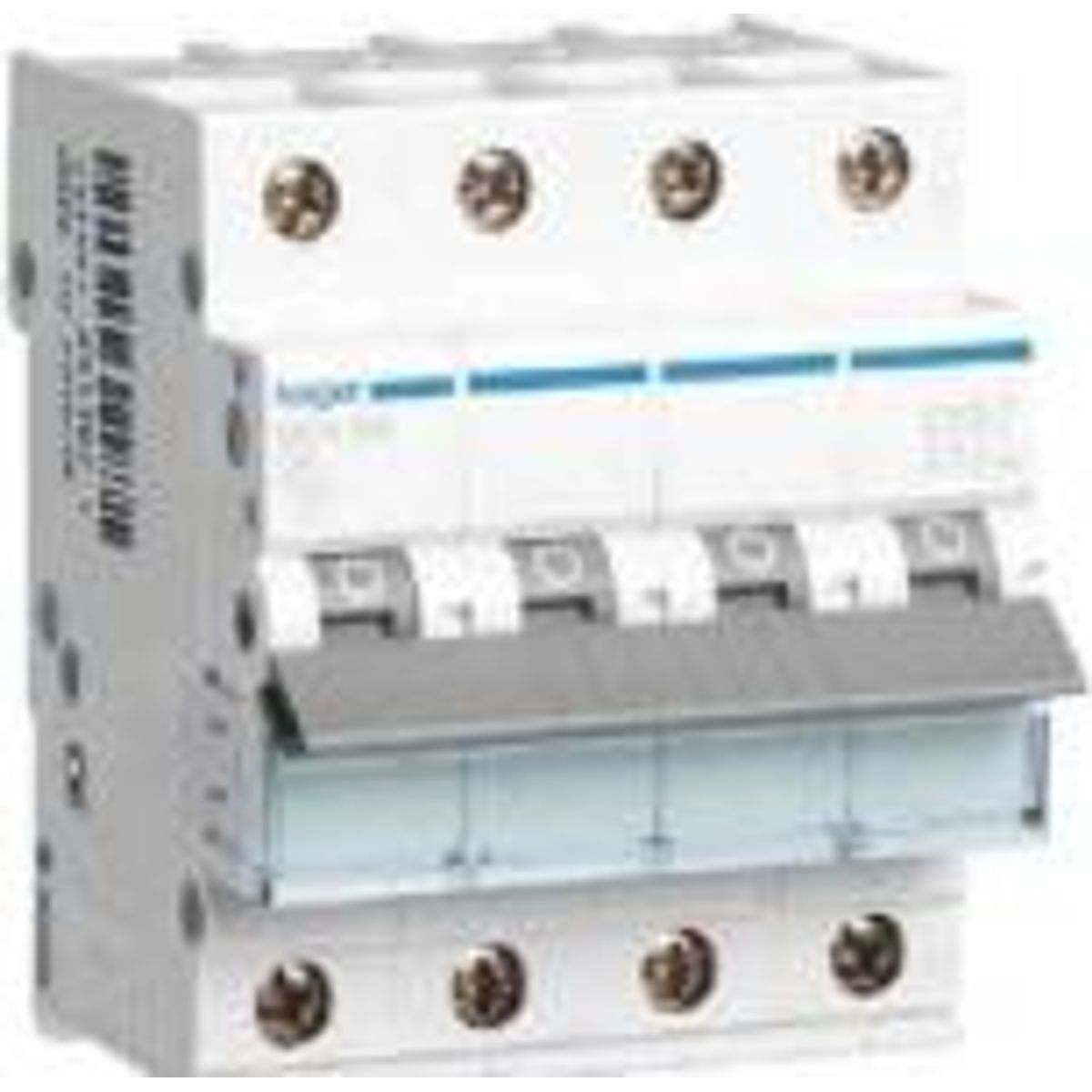 Hager Automatsikring 3P+N 10A, 4 modul - MCN610E