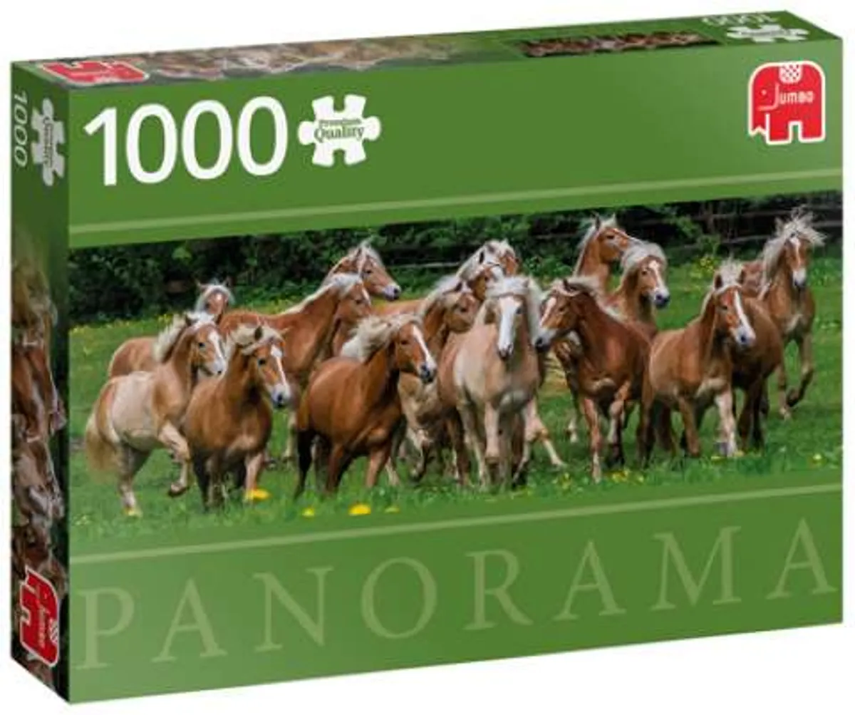 Halfinger Horses - Panorama - 1000 brikker