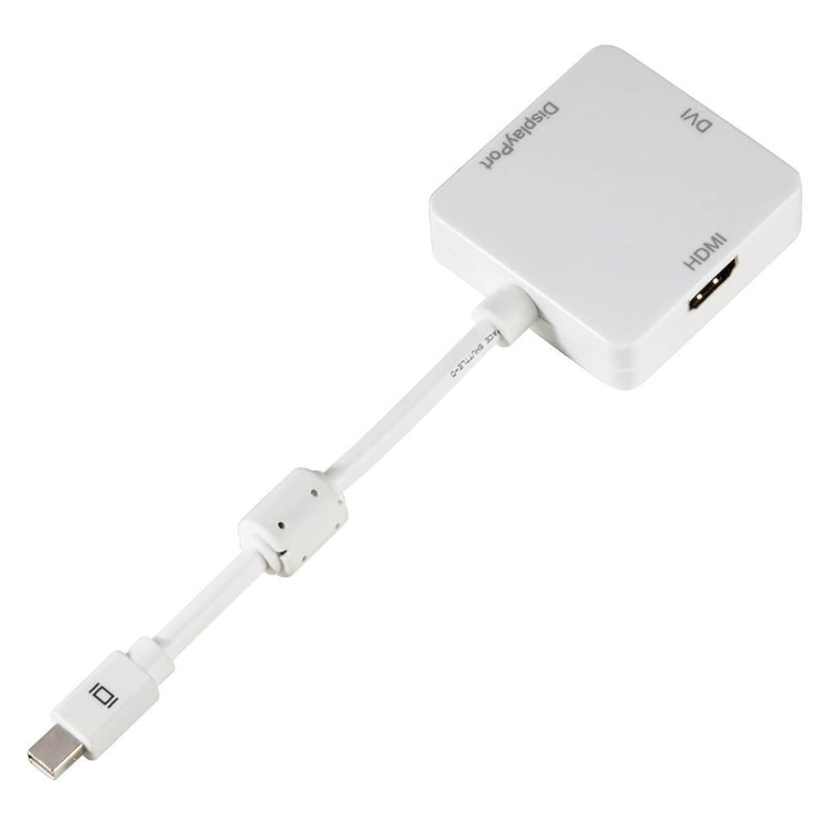 HAMA Mini-Displayport til HDMi & DVI adapter - Hvid