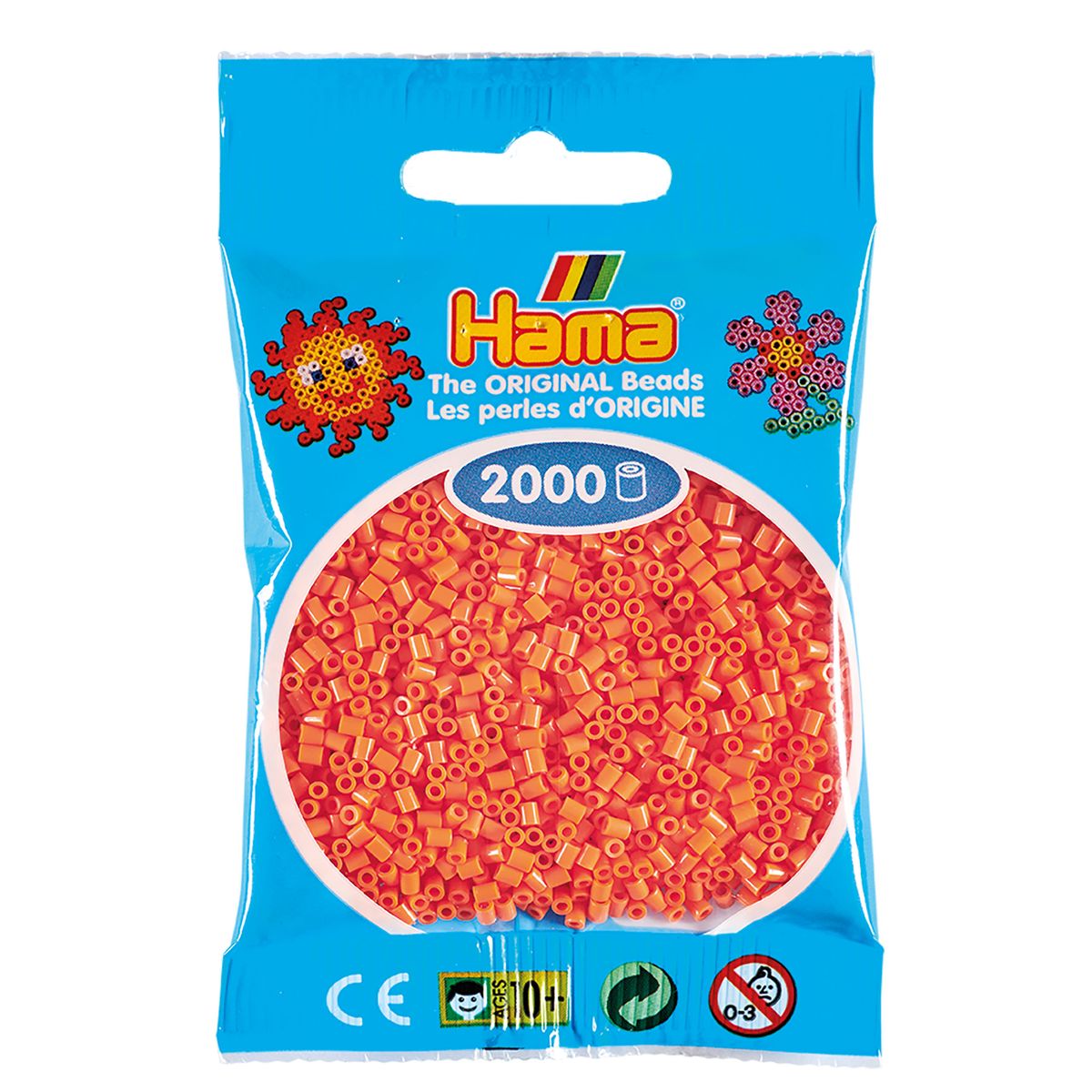 Hama Mini Perler 2.000 stk abrikos - Mini (501-79)