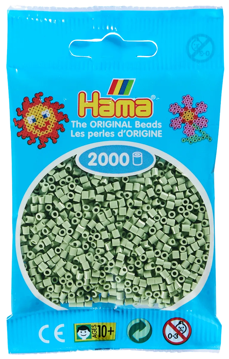 Hama Mini Perler 2.000 stk ekualyptus - Mini (501-101)