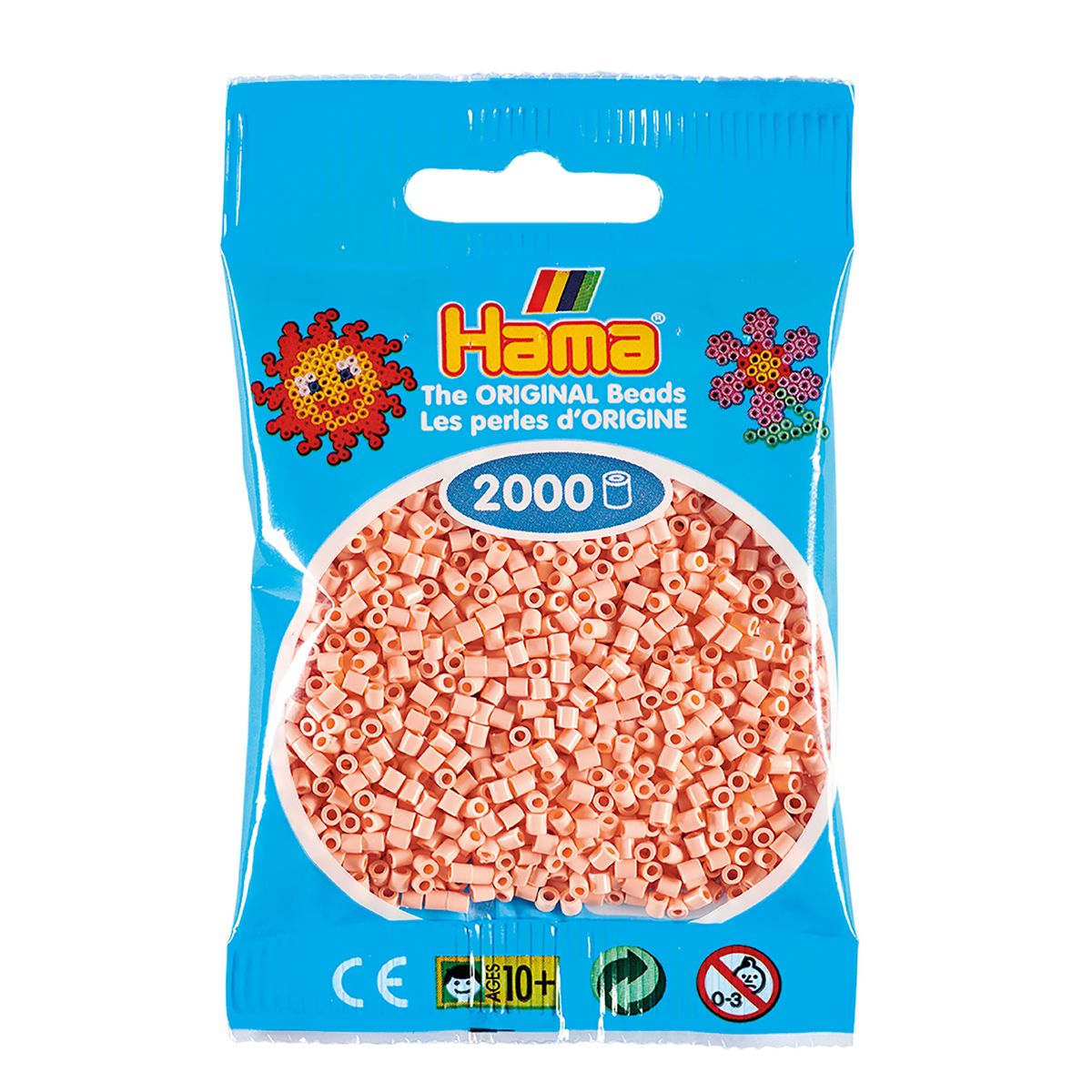 Hama Mini Perler 2.000 stk lys fersken - Mini (501-78)