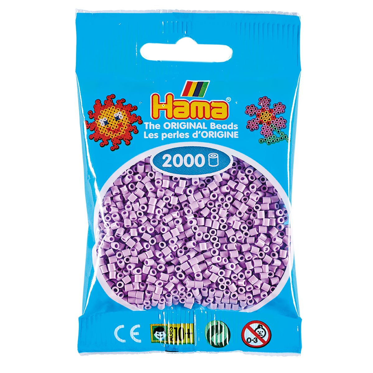 Hama Mini Perler 2.000 stk pastel syren - Mini (501-96)