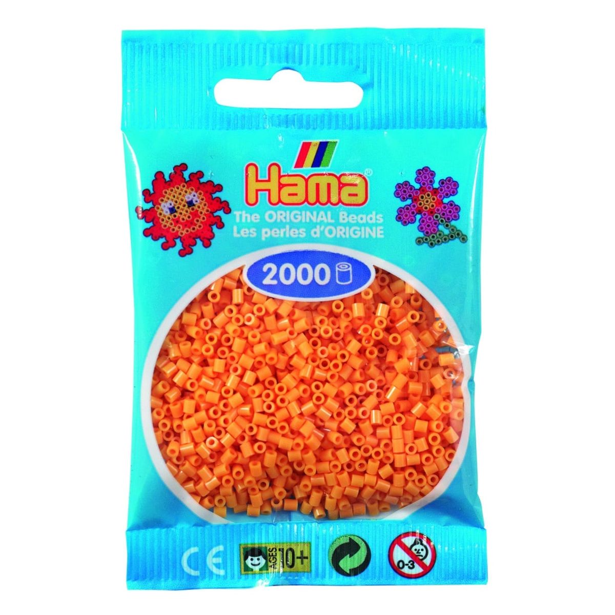 Hama Mini Perler 2.000 stk peter plys gul - Mini (501-60)